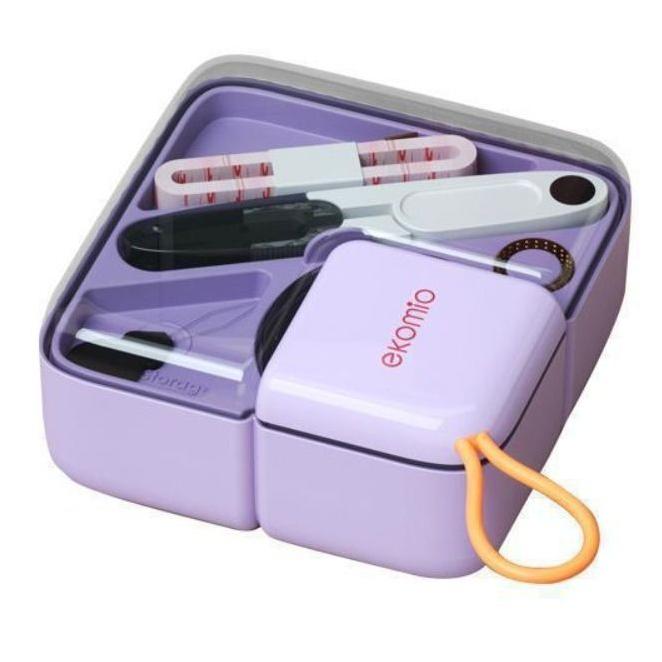 

Наборы для шитья нитками своими руками, коробка, ручные инструменты для рукоделия, вышивка, набор инструментов для ручной работы, швейная коробка фиолетовый