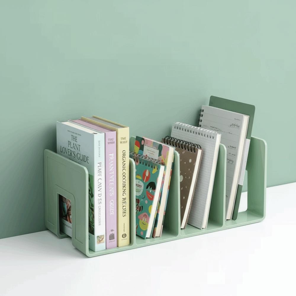 4 Grids Design Bag Storage Shelf Divider Clear Acrylic Purse Display Stand  Office Stationery