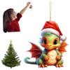 Christmas Acrylic Dragon Ornament Christmas Hanging Christmas Tree Pendant Ornaments Christmas Decorations New Year 2025