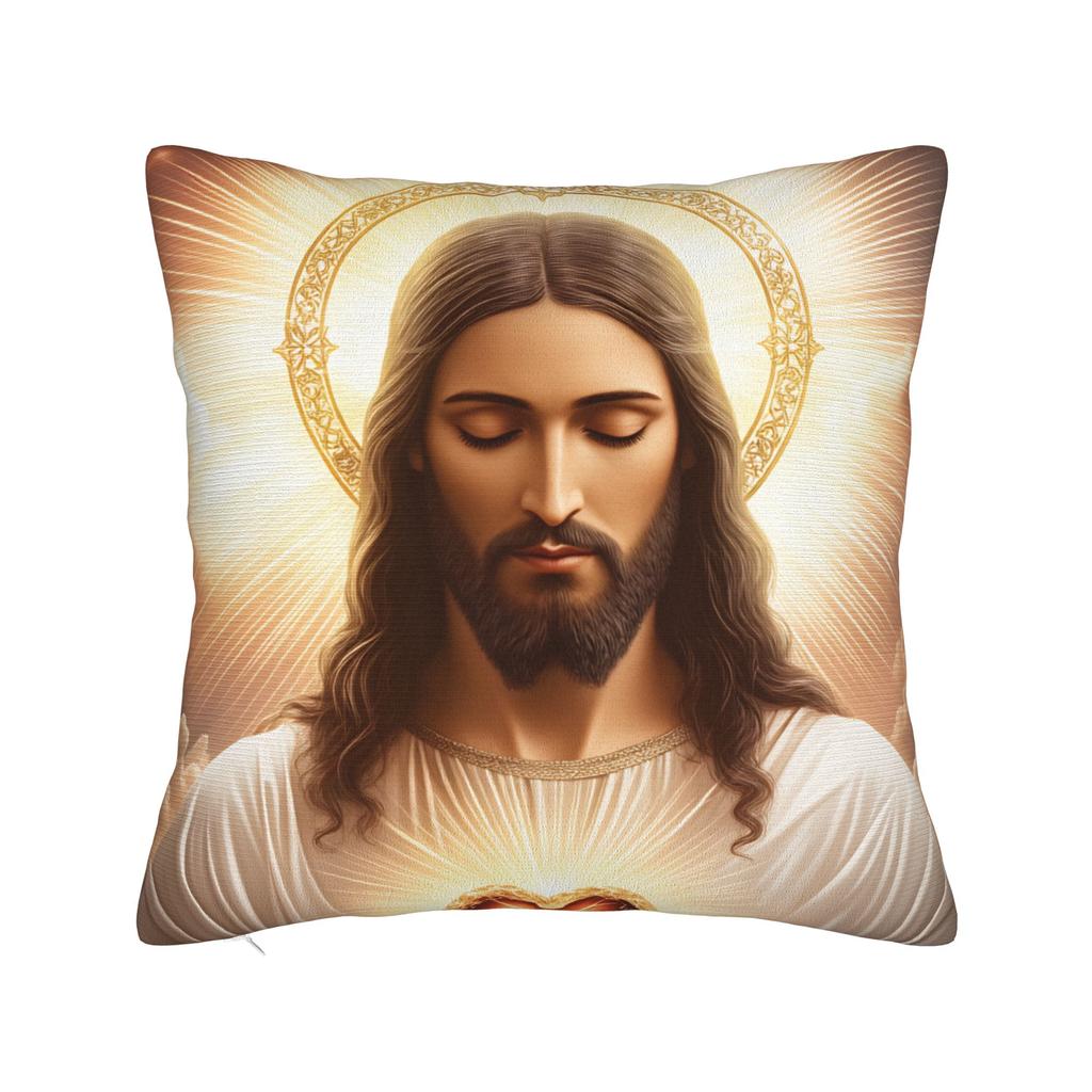Cristo Jesus Kissenbezug Druck Kissenhülle Für Stuhl Sofa Heimdeko Retro Trendige Kissenbezüge