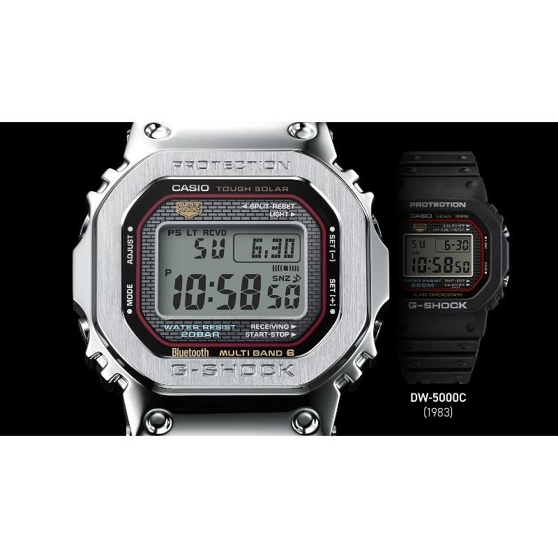 Casio G-SHOCK Men's Stainless Steel 200M Water Resistant Shock Resistant Quartz Watch GMW-B5000D-1C