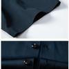 Men's Casual Short-sleeved Shirt - Solid Color, Simple and Stylish, Fitted Collar Shirt, Men's Top Garment
