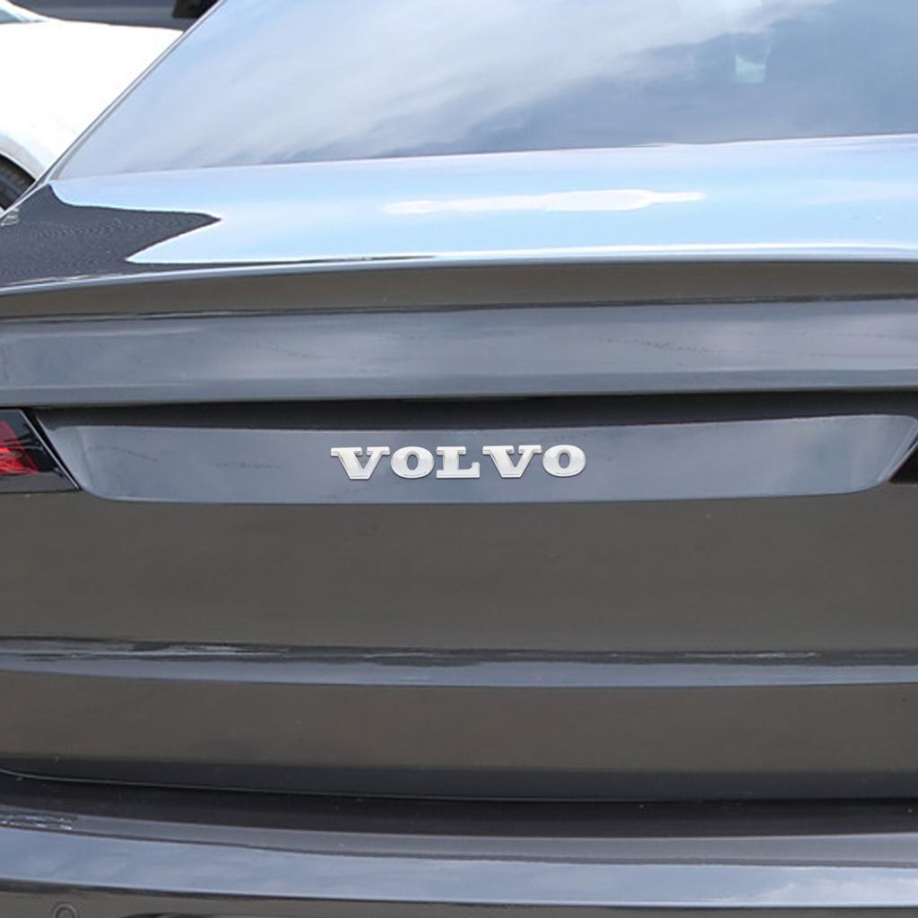3D ABS Volvo Auto Motorhauben Buchstaben Logo Plakette Heckklappen Emblem Aufkleber Zubehör Für Volvo Rdesign XC60 XC90 V40 V50 V60 S60 S40