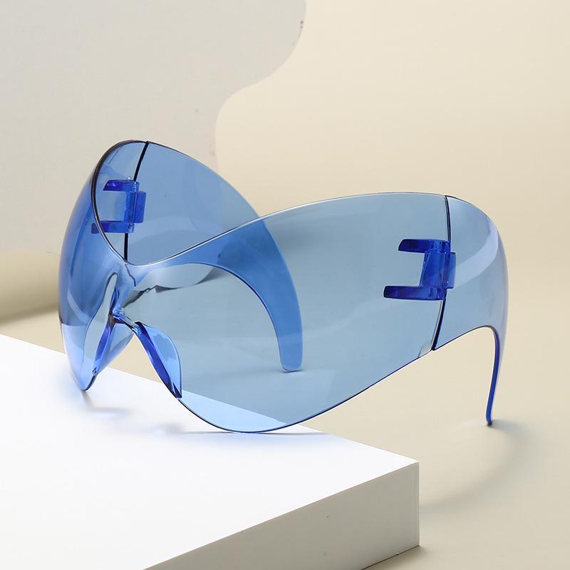 Xiaohongshu Unisex Cat-Eye Cycling Sunglasses: One-Piece Sporty European & American Style