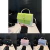 Fashionable Candy Color Pu Shoulder Bag Trendy Street Style Small Crossbody Bag