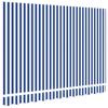 Replacement Canopy Fabric Blue and White 2.5 x 2 m Polyester