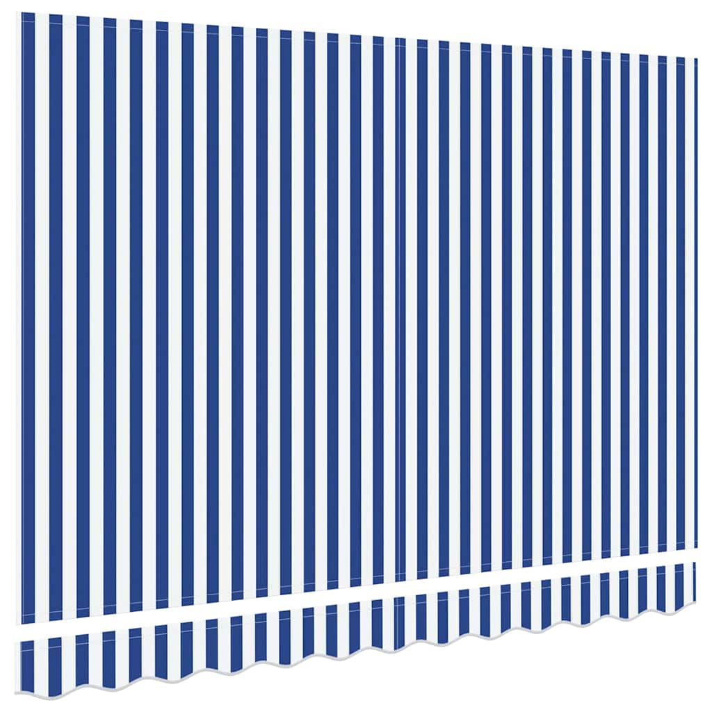 Replacement Canopy Fabric Blue and White 2.5 x 2 m Polyester