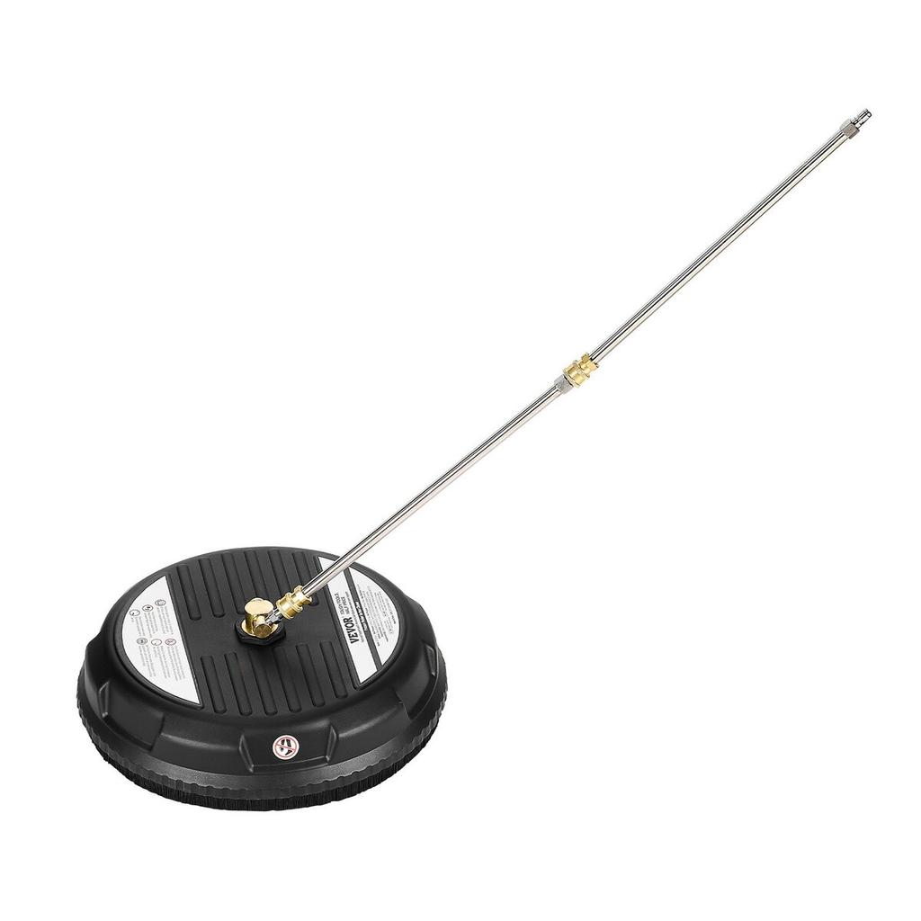 15" Pressure Washer Surface Cleaner 3000 Max PSI Plastic 2 Extended Wands