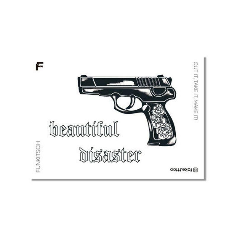 

Disaster tattoo sticker