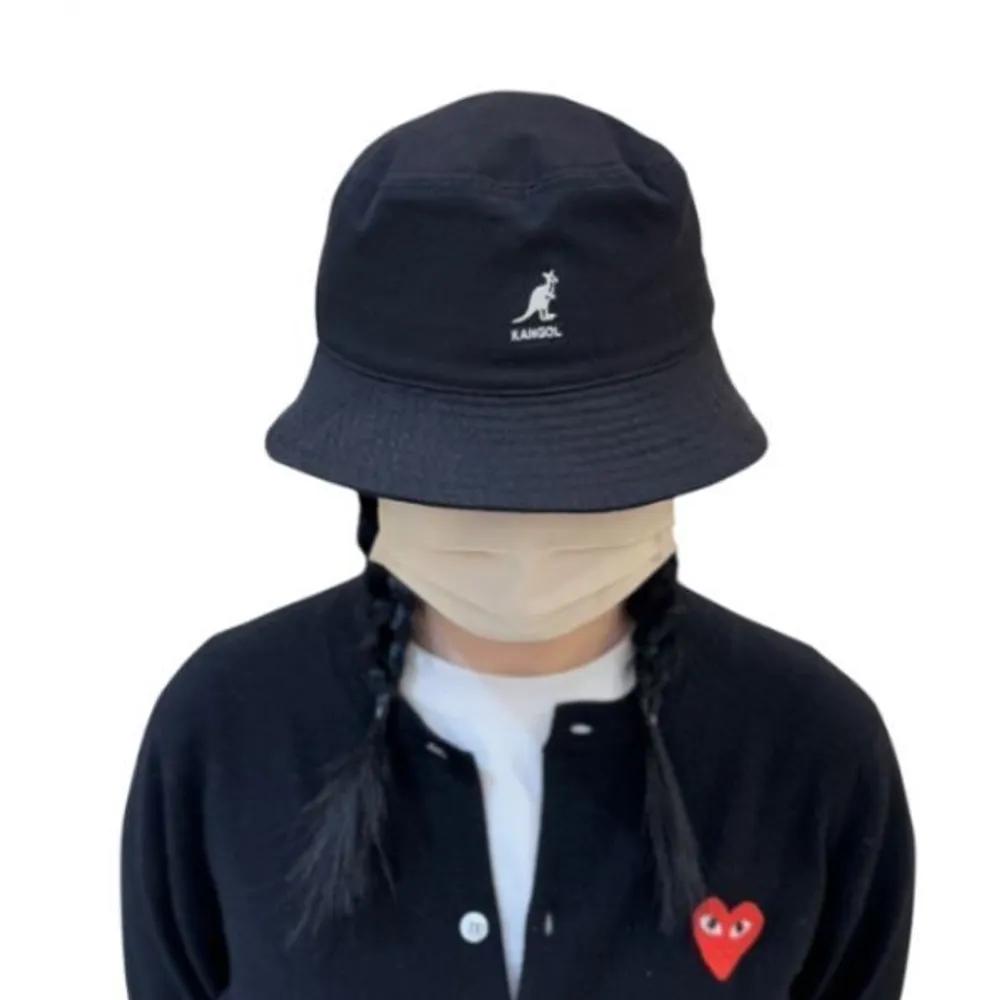 KANGOL Hat Kangol Seersucker Bucket 4422 Black Bucket Hat M