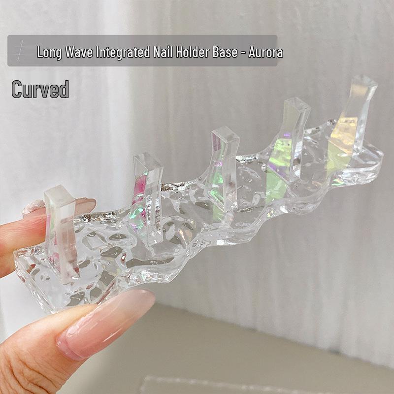 Transparent Chess Piece Acrylic Nail Art Practice Stand (Magnetic-Free)