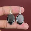 Silver Sheen Obsidian Earring Gemstone Jewelry 925 Sterling Silver Earring Handmade Earrings Dangle Earring Gifts For Wife Designer Jewelry