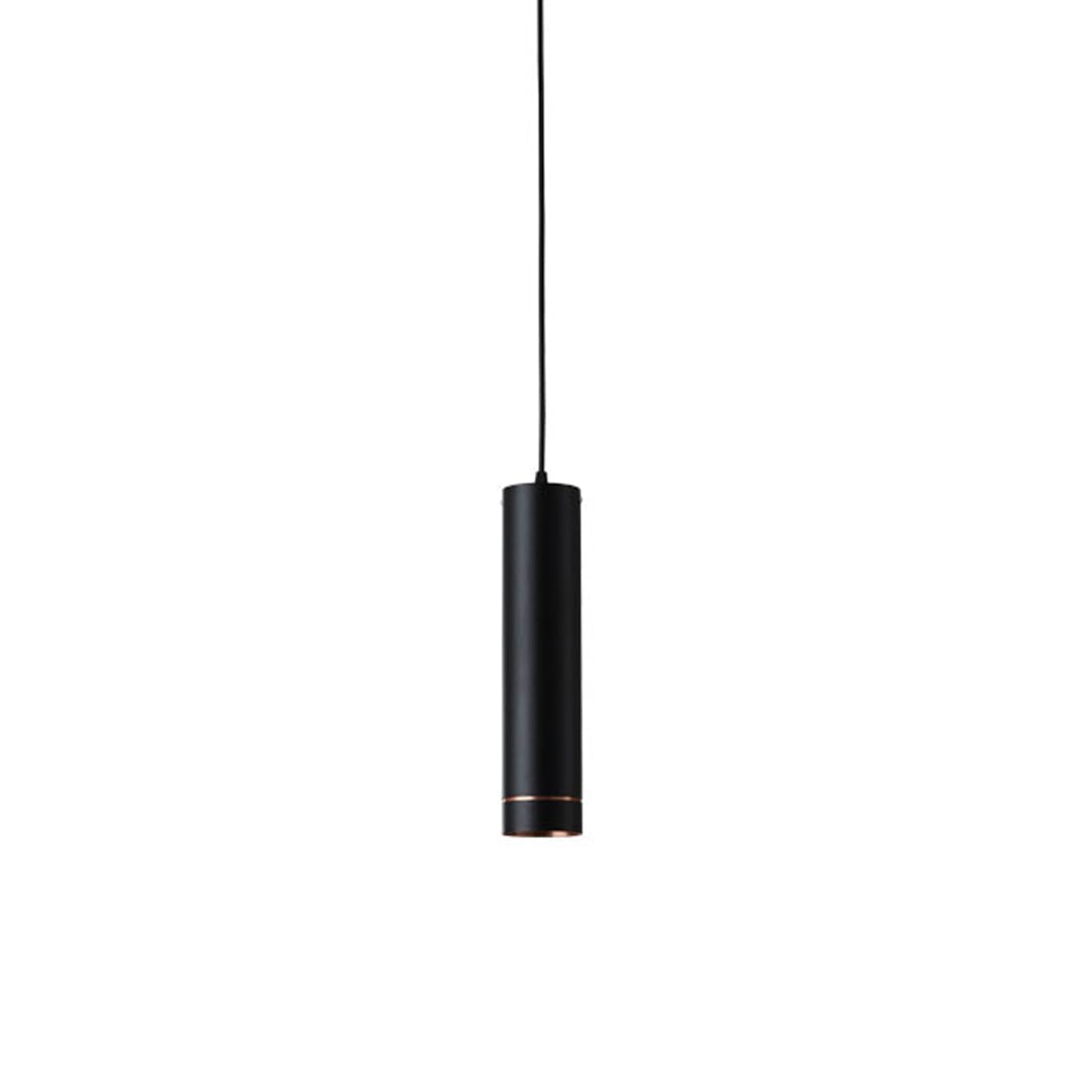 

Okuchodo LED Pendant Light, Cylindrical, Black, 7W, Modern, Single Light, Long Tube, Switchable Lighting Modes, Chandelier, Ceiling Light, Hanging
