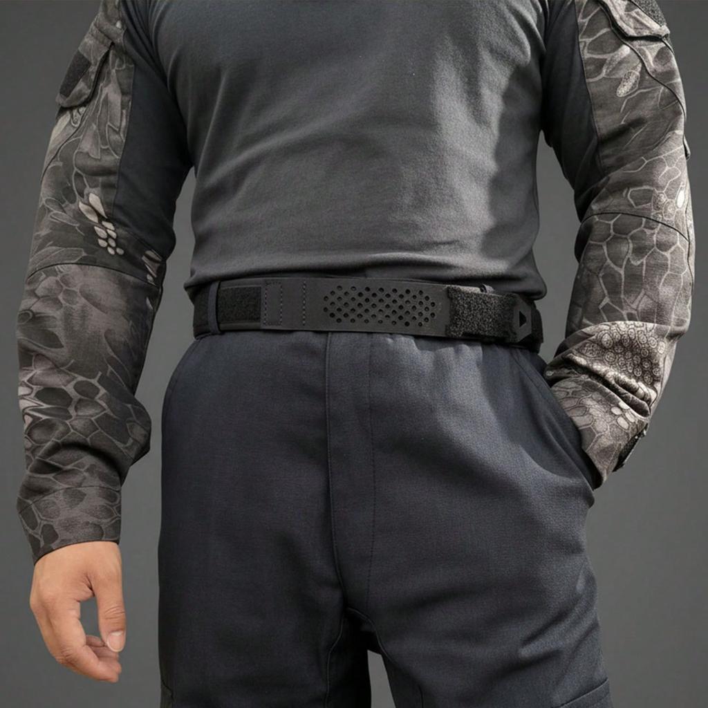 Business Mesh Breathable Nylon Waistband With Inner Waistband