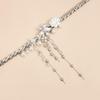 Pearls Accented Flowing Fringe Necklace Layering Chain Design Everyday Elegances Jewelry For Modern Women