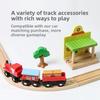 All Kinds Wooden Track Accessories Wooden Railway Train Track Parts Fit for Brand Wood Tracks Railway Toys for Children Gifts