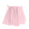 Girls' Dance Costume Two-piece Set Children Solid Color Short Sleeved Jumpsuit and Ballet Skirt