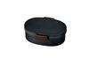 Tatsumiya Black Hemp Wood Grain Oval Lunch Box 30214 Charcoal, Leaf,