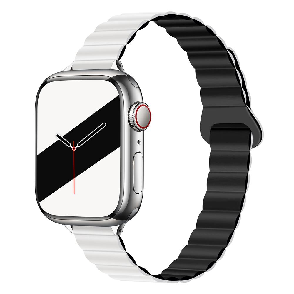 Damen Schlankes Silikonarmband Magnetarmband für Apple Watch S11 10 46/42mm 45mm 44 Schlanke Bänder 38mm 40mm 41 Armband iWatch SE 9 8 7 6