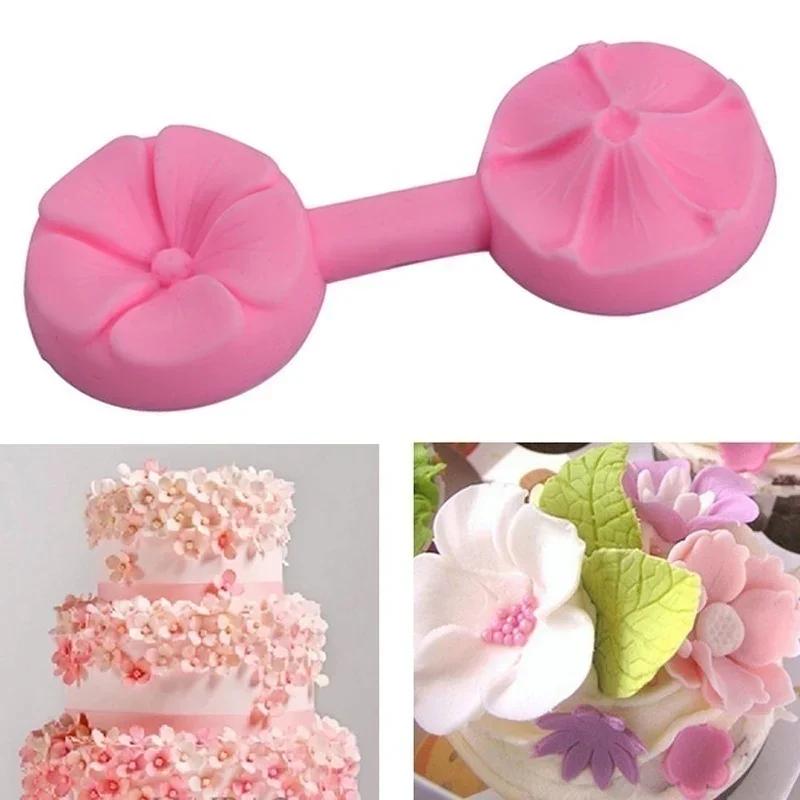 3D Flower Silicone Molds Food Grade Craft Cake Candy Chocolate Sugarcraft Ice Pastry BakingTool Mould Baking Accessories