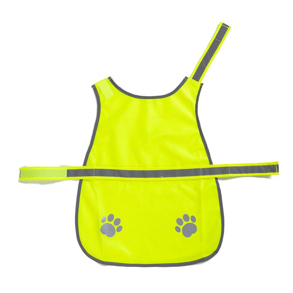 High Visibility Dogs Reflective Vest Fluorescent Adjustable Dog Vis Jacket Ventilate Cozy Night Safety Pet Clothes
