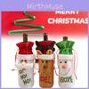 Unique Hoho Christmas Wine Bags Showcasing Santa Claus And Reindeer For Cheerful Seasonal Decor