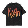 Hudba Rock Korn Kapela Trička Hip Hop Praná Bavlna Harajuku Tričko Cool pro Muže Ženy Topy Streetwear Letní Trička