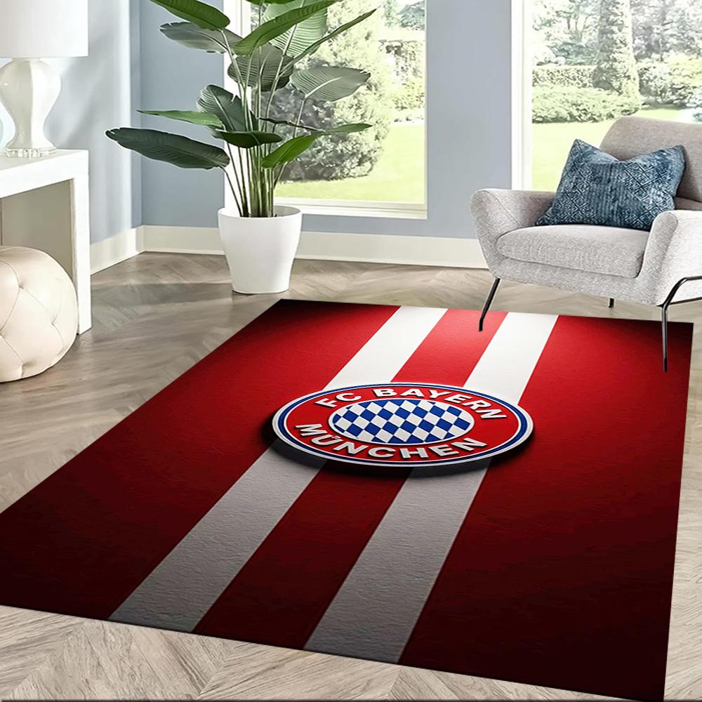 Bayern Munich Carpet Perfect for Bedrooms Kitchen Living Rooms Dormitory Antislip Carpet Decorate Offices Gift for Festivals