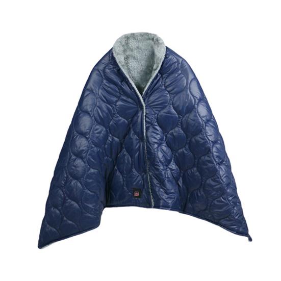 USB Rechargeable Heating Blanket Portable Heated Cape Electric Blanket with 3 Heat Levels 10 H Auto Shut-Off Overheat Protection for Back Neck