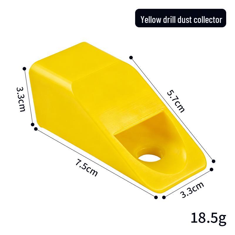 Wall-Mount Dust Cover & Ash Collector for Hand Drills, Dust-Proof Hole Punch Drill Accessory