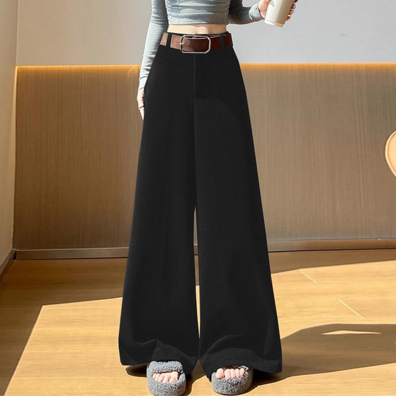 ZANZEA Women Casual Solid Color Loose Wide Leg Pants