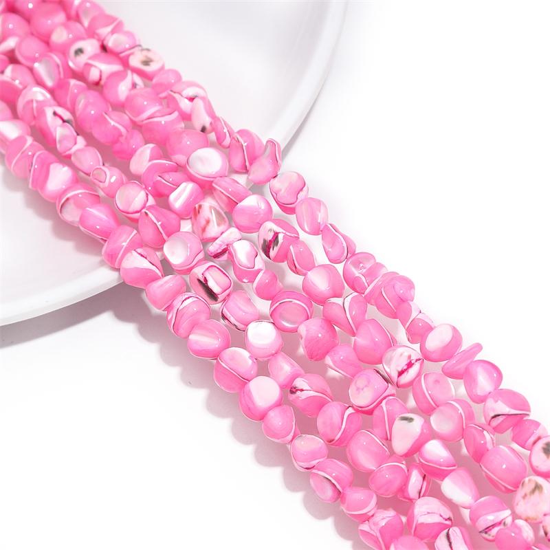 55Pcs Natural Colored Horseshoe Snail Irregular Leather Small Stone Beads For DIY Necklace Bracelet Earrings Jewelry Making