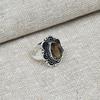 Smoky Topaz Gemstone Jewelry Handmade 925 Sterling Silver Ring For Wedding Gift