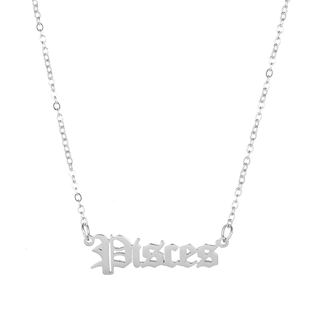 Minimalist and Exquisite Birthstone Women's Necklace Pendant Stainless Steel Plated 18K Gold Birthstone Jewelry Gift Necklace