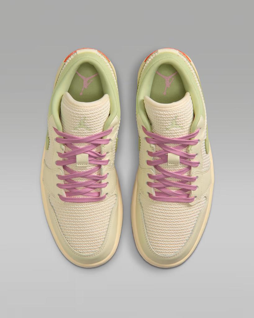 II0569-100 Nike Air Jordan 1 Low Sail/Olive Aura (Women's)