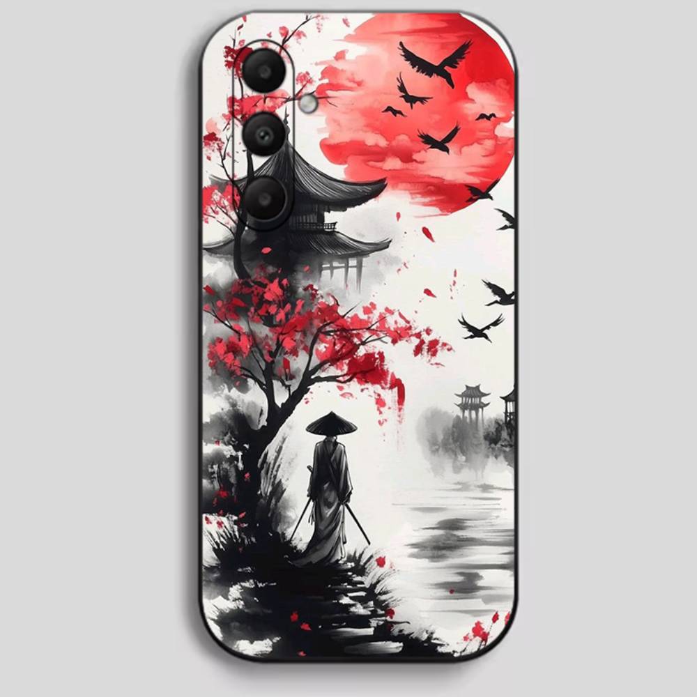

Ink Wash Landscape Phone case for Samsung Galaxy (A22-A55) 9 Samsung A 22 4G 5G