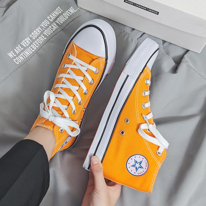 Douchuan Unisex-High-Top-Canvas-Schuhe: Trendige Sneakers im koreanischen Stil für Studenten