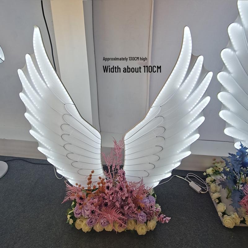 Luminous Iron Butterfly Wings for Wedding Decor - Guiding Light Props