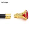 Röd Diamant Typ Guld Promenadkäpp Mode Dekorativ Promenadkäpp Gentleman Elegant Cosplay Käpp Knopp Kräkla 93cm
