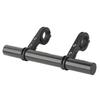 Bike Handlebar Extender Lightweight Carbon Fiber Aluminum Alloy for Phone Mount Light Lamp Black