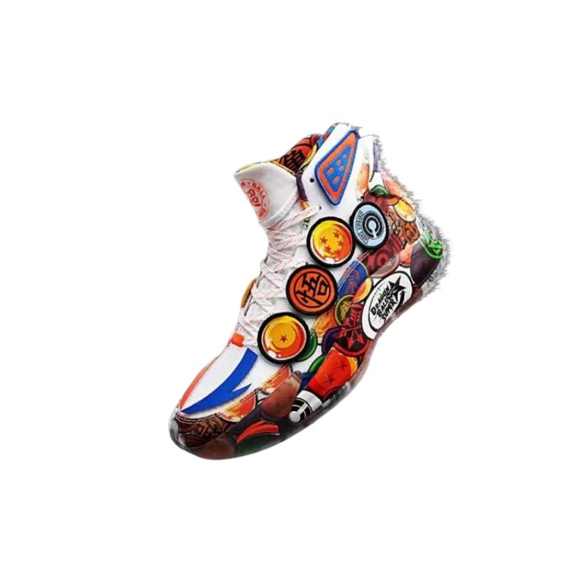 Anta KT5 Leather Non slip Lightweight High top Basketball Shoes Men's Multicolor Sneakers 112011101-15