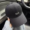 Fashion Hat Ren Min Letter Embroidery Baseball Cap Men's and Women's Wide Brim Face Small Sunscreen Cap Beige Trendy Cool Hat