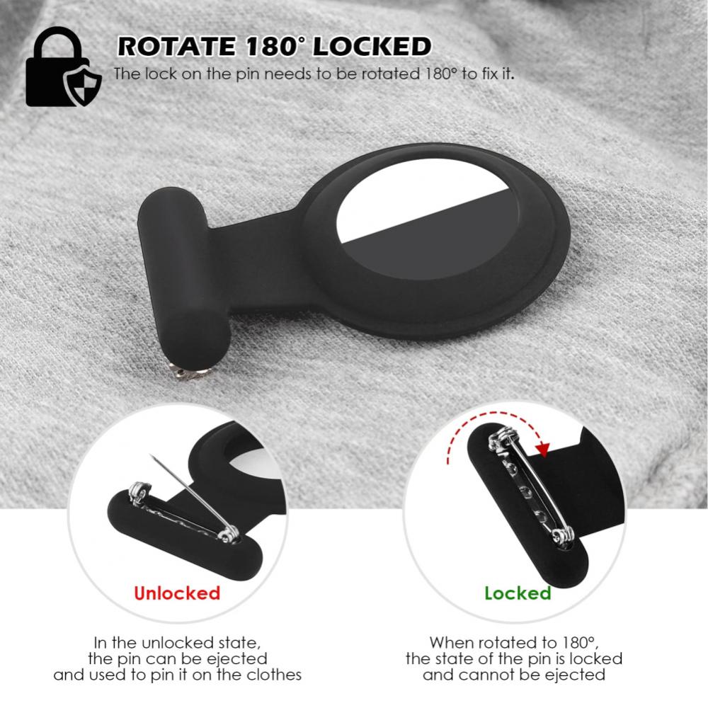 For Apple Airtags Tag Case Silicone Clothes Pin Protective For Airtag Tracker Locator Device Anti-lost
