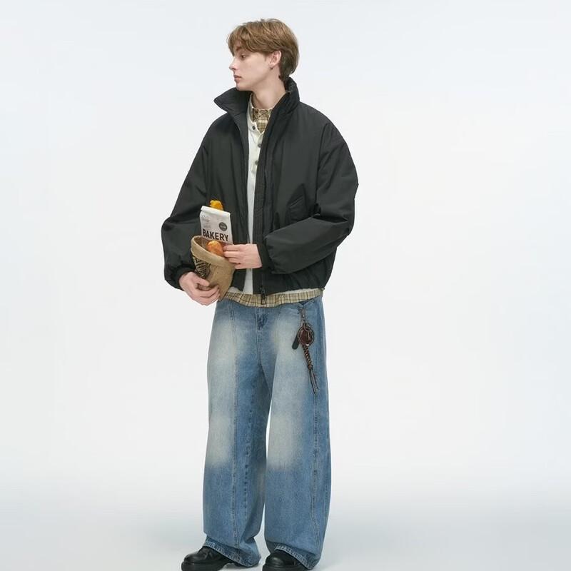 DREAM MADE Men's Cleanfit Stand-Collar Winter Padded Jacket