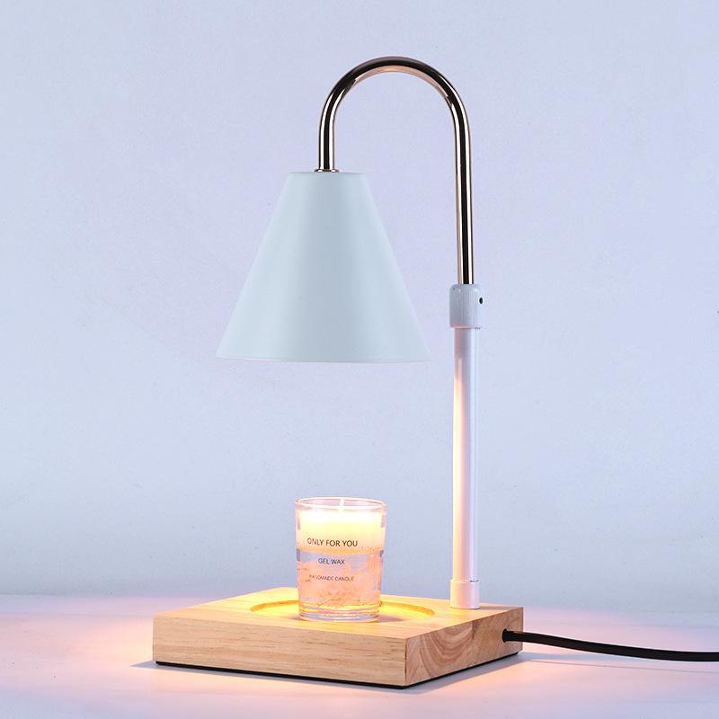Fragrance Lamp Melting Wax Lamp Fragrance Candle Melting Candle Lamp Bedside Wooden Lifting Rod Small Night Lamp Table Lamp
