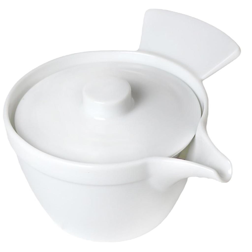 Yamaka Shoten POTTERY Suzume Easy to drains and pours Teapot with stainless steel 390ml Stylish porcelain A great gift for Respect for the Aged and