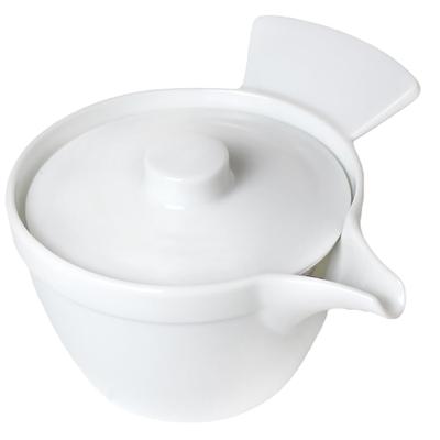 Yamaka Shoten [ODA POTTERY Suzume Teapot] Easy To Clean, Drains Well, and Pours Easily. 390ml Capacity, 14x15x8cm, Porcelain, Stylish, Perfect As a