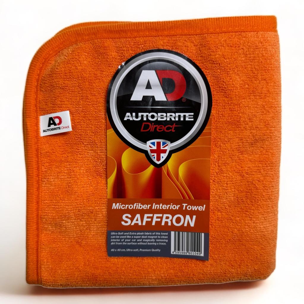 Autobrite Direct "Saffron" Interior Towel, Shiny Towel, Finishing Towel, Interior Towel, Auto Bright Direct