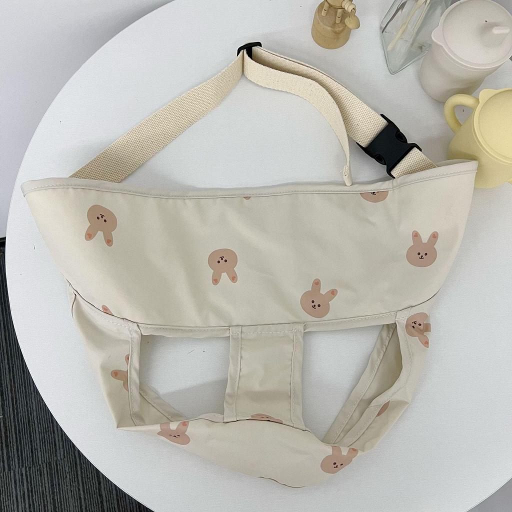 Korean-Style Portable Baby High Chair with Safety Harness