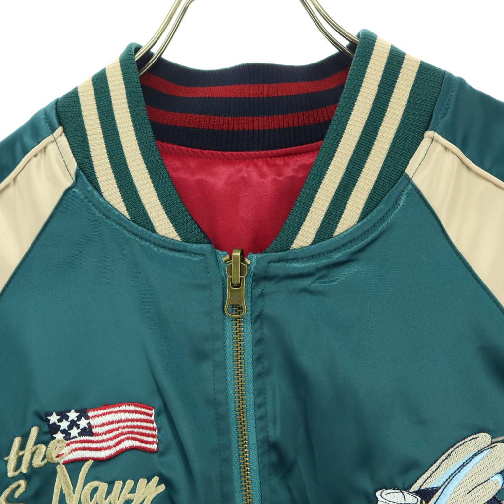 MIULIFE Embroidery Reversible Sukajan L Red Men's Used